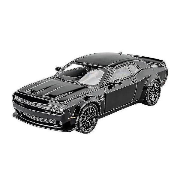 1:32 Dodge Challenger Hellcat Redeye Leksaksbil i Metall med Ljud och Ljus - Samlarobjekt för Barn - Födelsedagspresent Boris Red