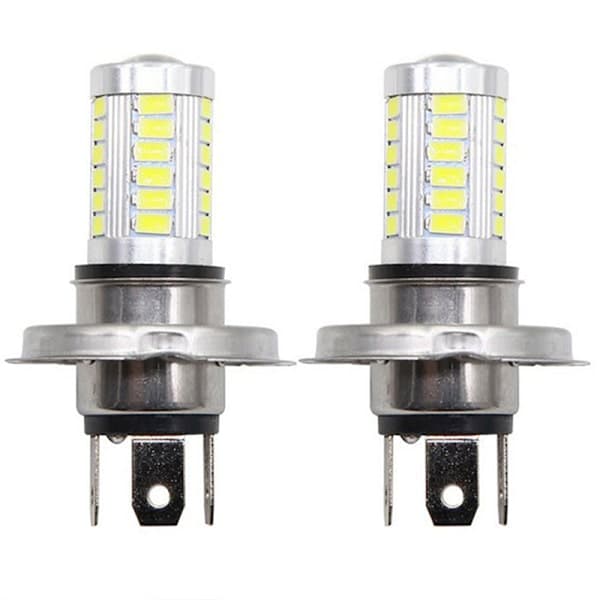 H4 LED-polttimo auton ajovalolle 33 SMD 5630 5730 polttimo auto valkoinen White