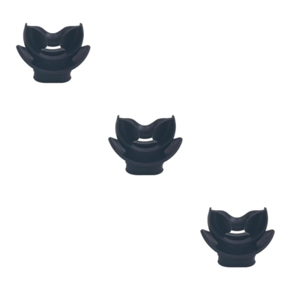 1/2/3/5 sukelluspaineensäädin ja snorkkelisuutin musta 5.1x5cm 3 sarjaa Black 5.1x5cm 3Set