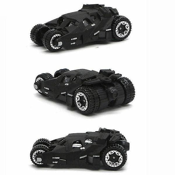 Sæt med 6 Batmobile legetøjsbiler, metal, null, ingen