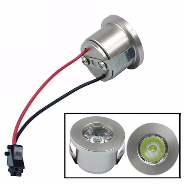 1/3W Innfelt Mini Spotlight Lampe Takmontert LED Downlight Hvit 3W 3W