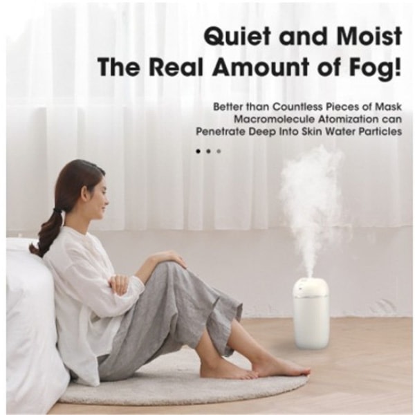 420ml Luftfugter Aroma Diffuser HVID hvid