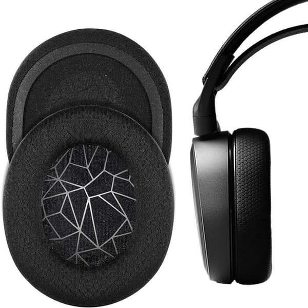 Erstatningsøreputer kompatible med SteelSeries Arctis 3, Arctis 5, Arctis 7, Arctis 9X og Arctis Pro-hodesett
