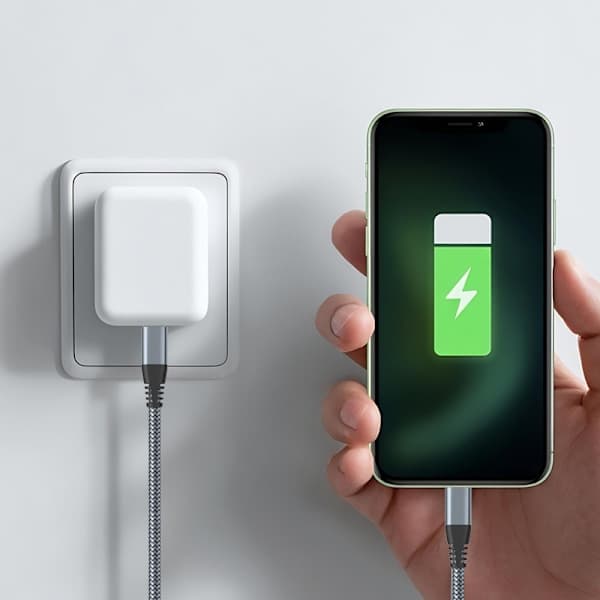 USB-C ladekabel 60 W hurtiglading, kompatibel med iPhone 15/Plus/Pro Max, Samsung Galaxy S24/S23/S22, Pixel 7 Pro Grå 1 m Grå 1 m 1 m