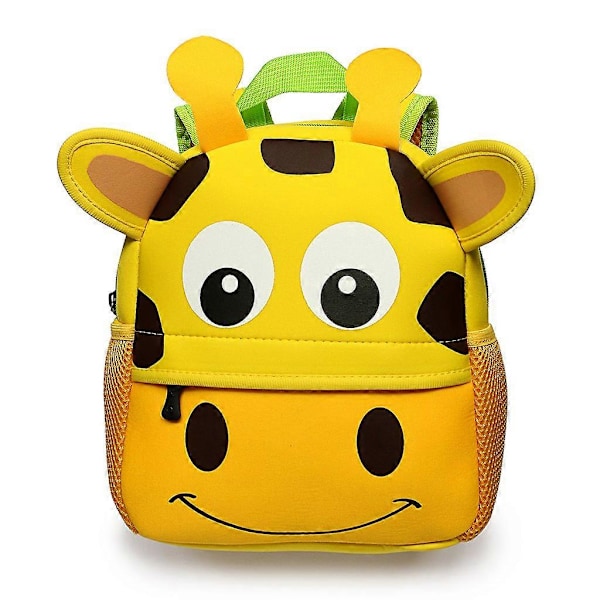 Liten Barneryggsekk Småbarn Gutter Jenter Barnehage Førskole Vesker Søte Neopren Tegneserie Ryggsekker Giraffe