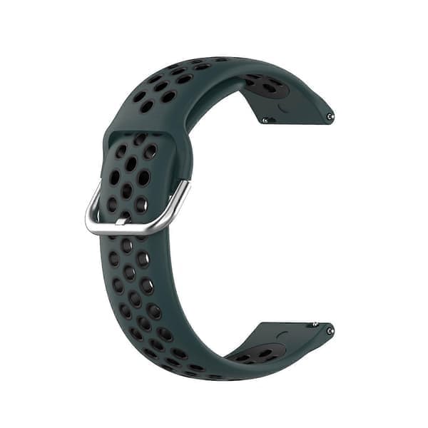Silikonerem til Garmin Forerunner 645-lingling} Olivengrøn Sort Olive Green Black