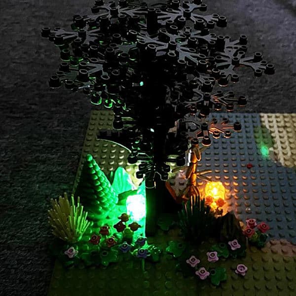 2 stk. Lysklodser Luminescerende Lampe Tilbehør Rund DIY Farverig Hvid White