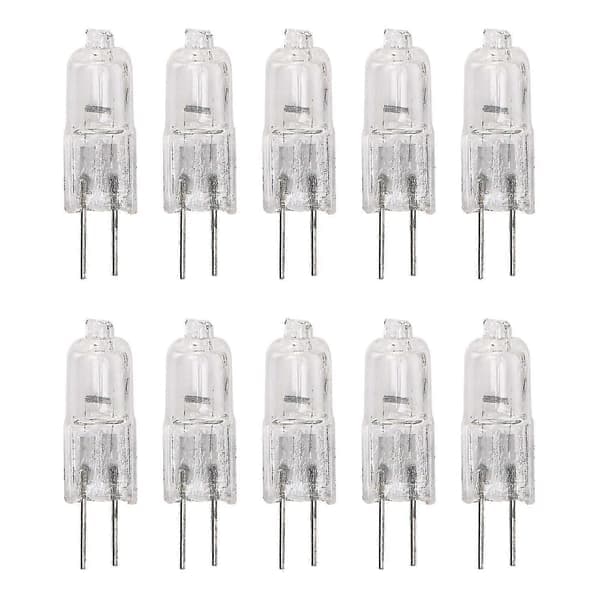 10 stk G4 Halogenpære Belysning 10W Varm Hvid