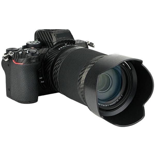 Passer til Nikon HB-90A Modlysblænde 50-250 mm Objektiv Mikro Enkelt Kamera Sort OneSize