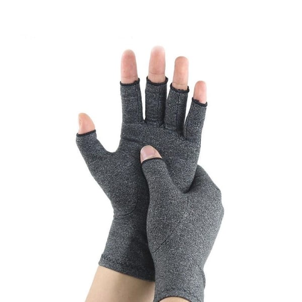 Trykhandsker Ubehag Håndled Beskyttelse Halv Finger Trykhandsker L