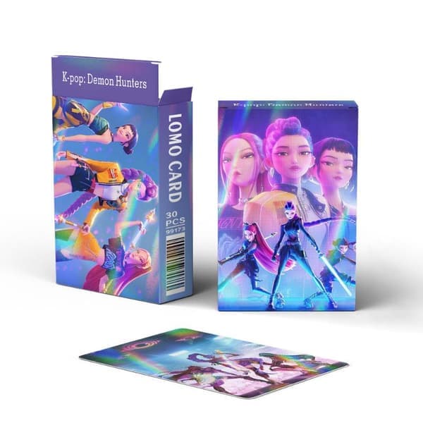 30 stk K-Pop: Demon Hunters Flash-kort Dobbeltsidige HD-bilder ONESIZE—jarx ONESIZE