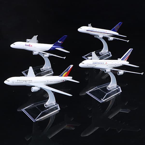 Original Model A380 Airbus Flymodel Flyvemaskine Diecast Model FedEx One Size FedEx
