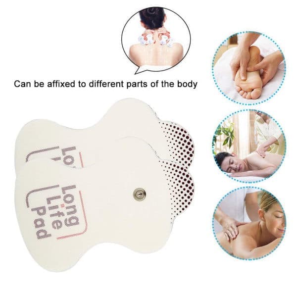 10x elektrodit Omron Massage Long Life Pad 10 kpl
