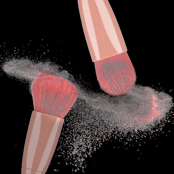 Bestseller bærbare makeup børste sæt med spejl sag 5 stk professionelle makeup børster