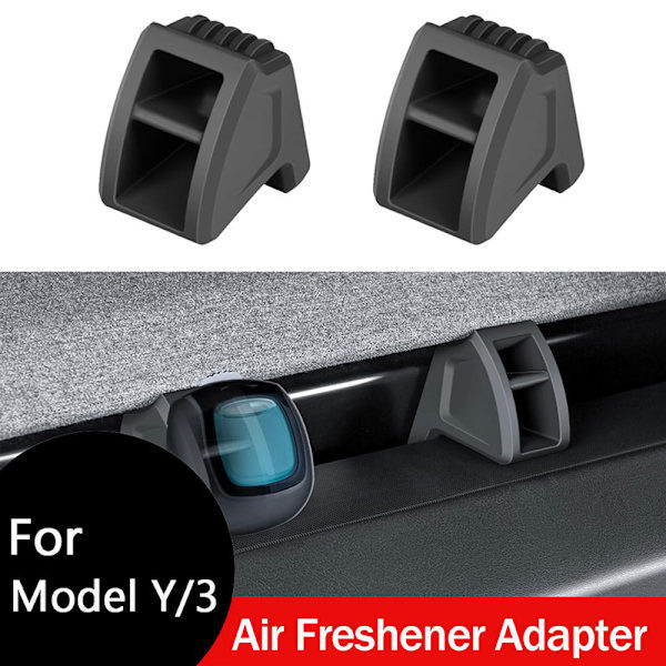 Luftfriskeradapter designet til Model 3 2017-2025 Model Y Ju 2 STK