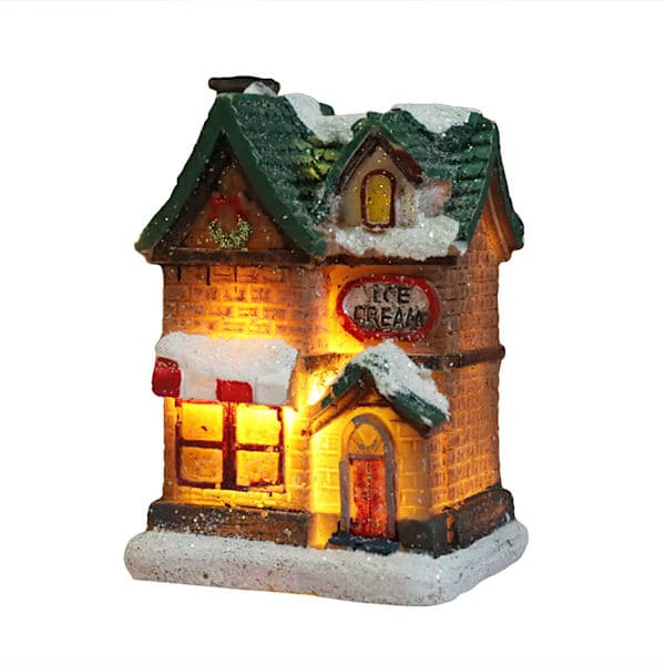 LED-ljushusdekorationer i harts - Perfekt som julklapp