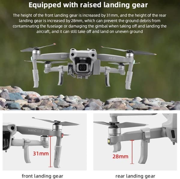 Mavic Air 2S Airdrop-system drönarkastare drönar-droppsystem leverans- och transportenhet med landningsställ