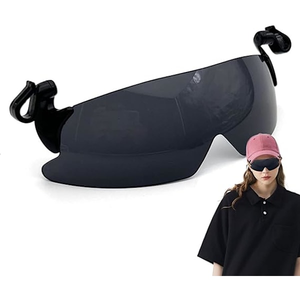 Ulkoilulajit Aurinkolasit, Clip-On Urheiluaurinkolasit, Golf Clip Aurinkolasit, Heijastamattomat Lasit, Musta