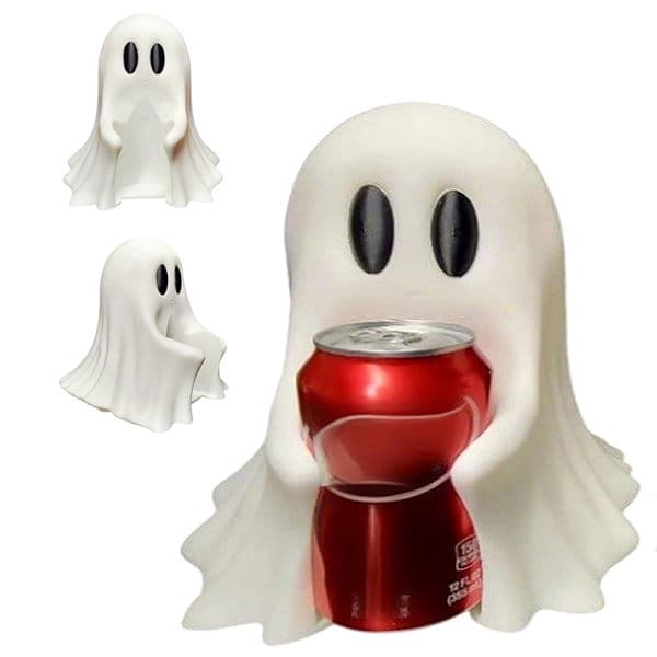 e Ghost Drikkeholder Halloween Ghost Dåseholder Til Cola Sodavand C A2
