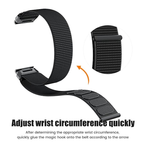 Nylonrem til Fenix 6s Pro til Garmin Fenix 7s 6s 5splus D2 Delta S Smart 20 mm nylonurrem