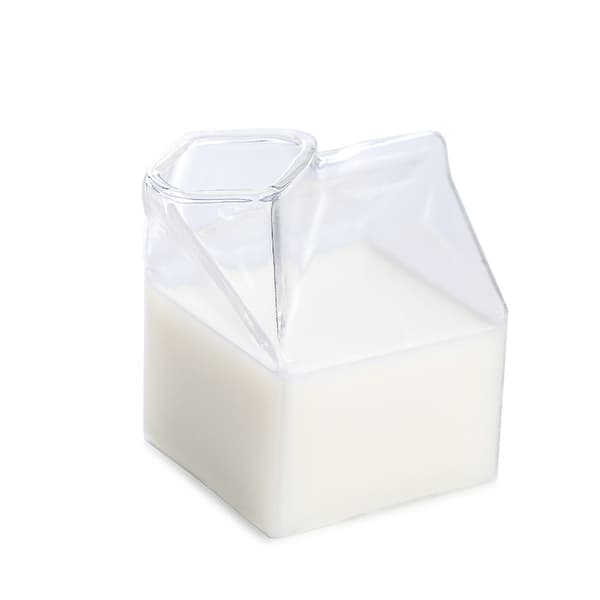 Lasinen maitotölkki, läpinäkyvä mini