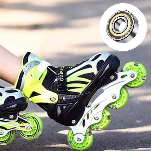 608 Zz Kuglelejer (20 stk), 608zz Metal Dobbeltskærmede Miniature Dybe Sporkuglelejer til Skateboard