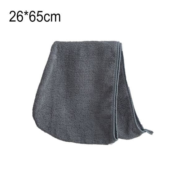 Hårtorkshanddukar, Handduk Bomull Mjuk Hårhandduk Hårinpackning Turbanhandduk Absorberande Hårmössa, Grå