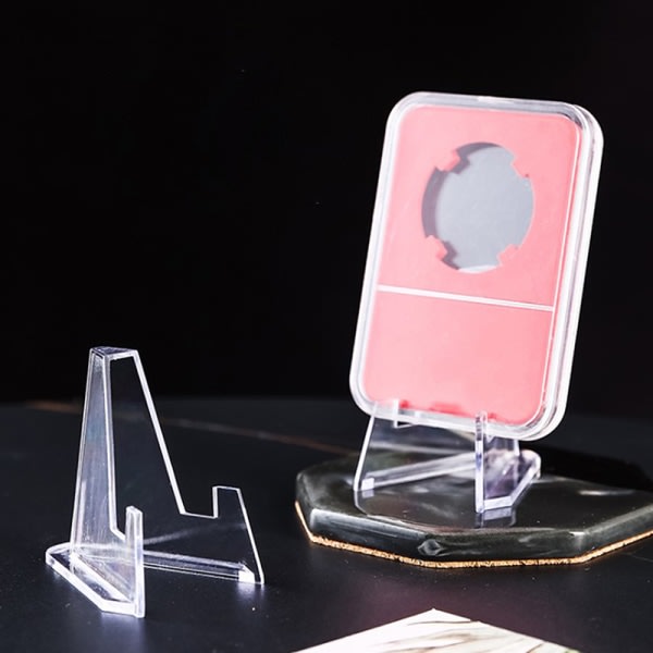 10 stk Akryl Stativ Mynt Visningsstativ Easel Holder Liten Stativ