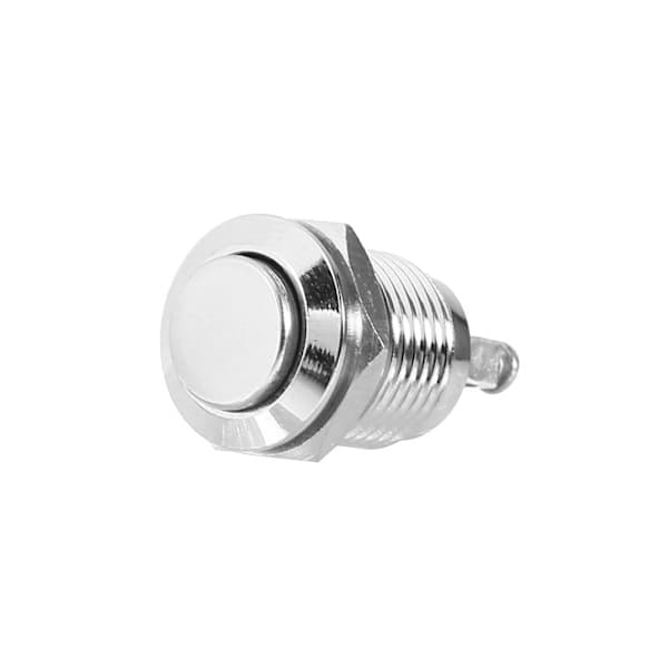 Vanntett Metall 12mm Startknapp Momentan Trykknapp Elektrisk Strømbryter - 1 stk
