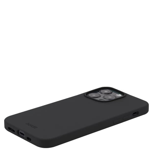iPhone 15 Pro Max Mobilskal Silikon Svart