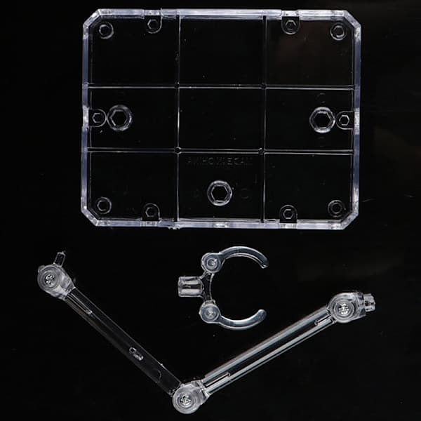 1 Sett Action Figure Base Egnet Display Stativ Brakett for HG 1 Transparent