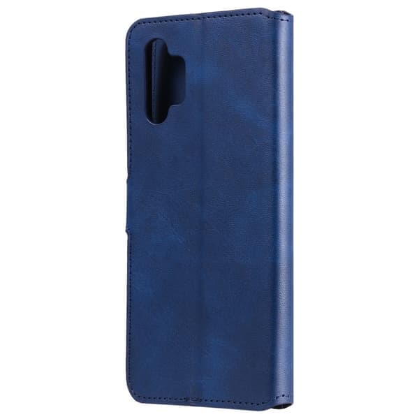 Kompatibel med Samsung Galaxy A32 5G - Klassiskt läderfodral - Blå Blå Blue Bl\u00e5