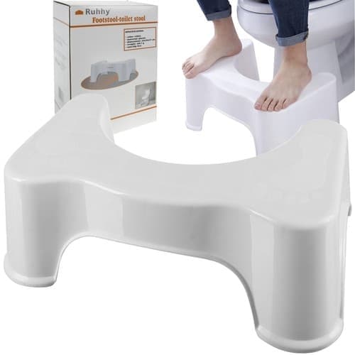 Toalettpallar - För förstoppningslindring - Squatty Potty vit 750