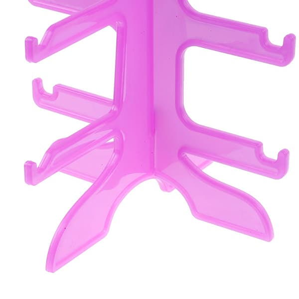 5-lags Briller Solbriller Show Stand Holder Ramme Transparent one size Transparent