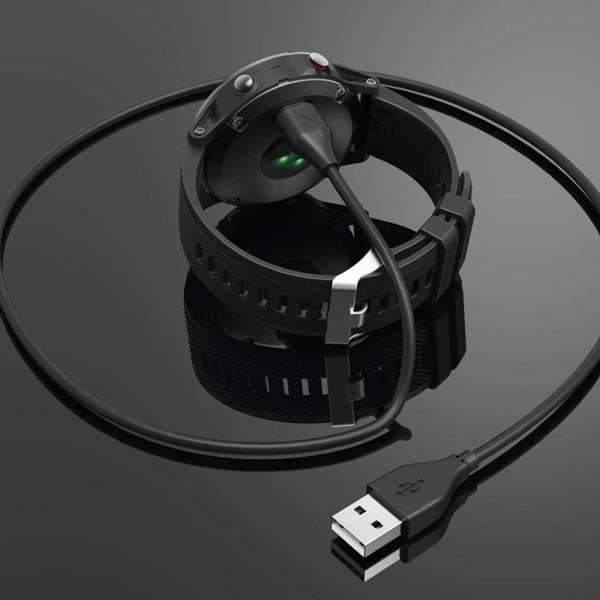 Lader Garmin Watch - Universell Hurtiglader Svart