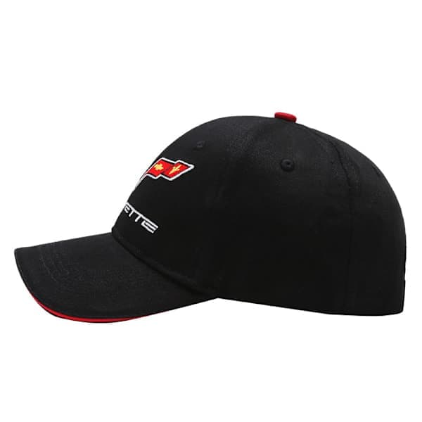 1 stk brodert logo baseballcaps Chevrolet Corvette C6 Duck
