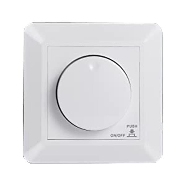 LED-dimmerbryter, innfelt dimmer for dimbar LED og halogen, 5-300 W dimmerbryter LED, fasekontroll-dimmer