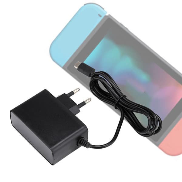 Kompatibel med Nintendo Switch strømadapter DC 5V/2.4A lader 50/60Hz
