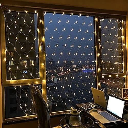 LED lysnet 144 LED med stik 220v til fester, haver, jul