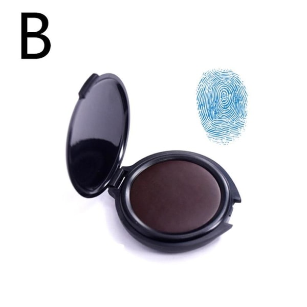 TAOYUN Blekkpute med fingeravtrykk Blekkpute med tommelavtrykk for notarius publicus blå One-size blue One-size