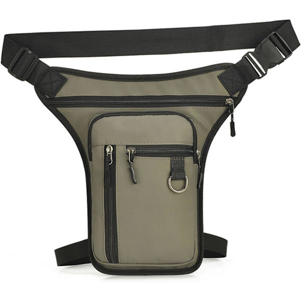 Benficka, Drop Leg Bag, Vandring Multi-Pocket Midjeväska, Lårväska Utomhus Midjeväska Gold