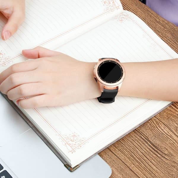 Kellon ranneke Samsung Galaxy Watch 42 mm Musta Black