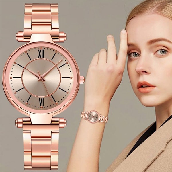 Quartz armbåndsur ROSE GOLD rose gull