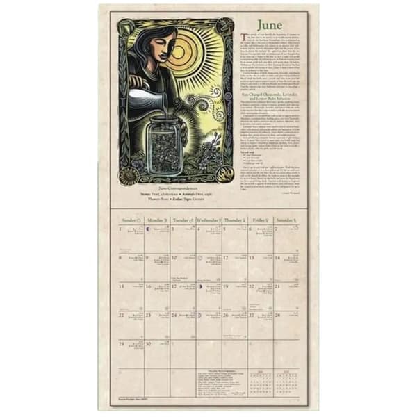 2026 Häxkalender | Årshjul | Häxfestivaler | Magisk Visdom | Astrologiska Data (Djuptryck)