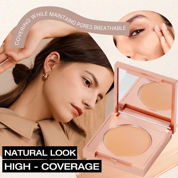 MAYCHEER Matt Concealer, Øyekonsiler, CC Cream Foundation Concealer, Lys Hudtone