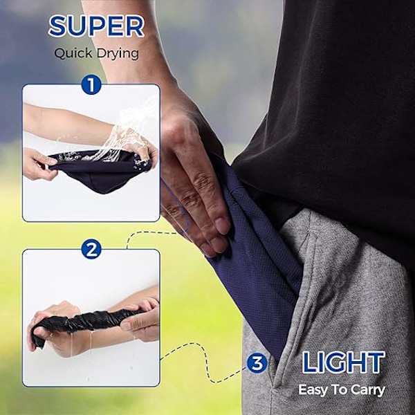 4-pack svettabsorberande bandana hjälmfoder huva andningsbar svettsäker bandana justerbar cykelmössa för utomhusaktiviteter