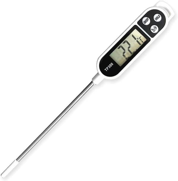 Termometer Kök Universal Hushållstermometer Digital Matlagningstermometer Kökstermometer Kötttermometer, Avläsbar 50c- 300c, c/f Omkopplare