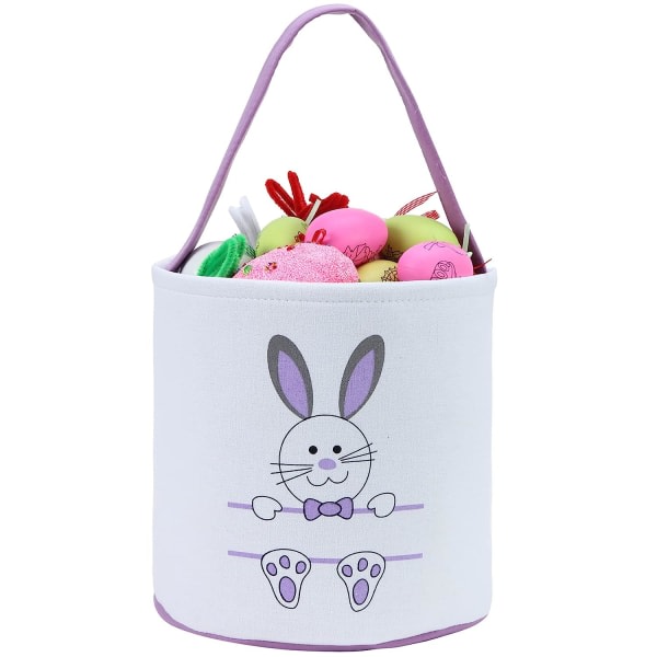 Påskehare-eggposer for barn, personlig godteri-egg-kurver Rabbit FluffyBags til påske