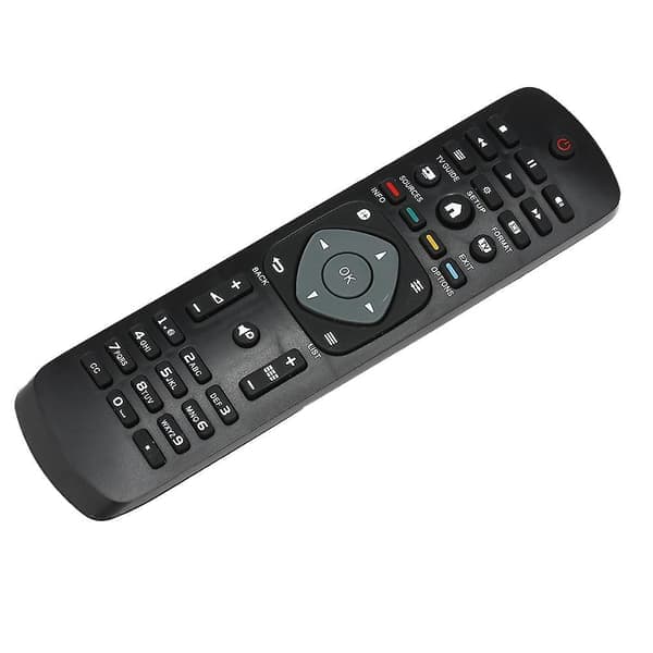 Universal TV-fjernkontroll Trådløs Smartkontroller Erstatning for PHILIPS LCD TV Smart Digital