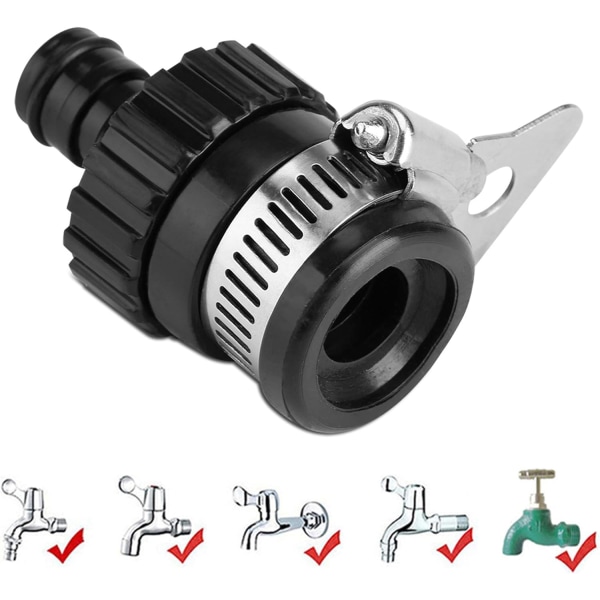 Universal hane adapter, hane slangeforbindelse, have slange adapter slange, vask have slange hurtigkobling tilbehør